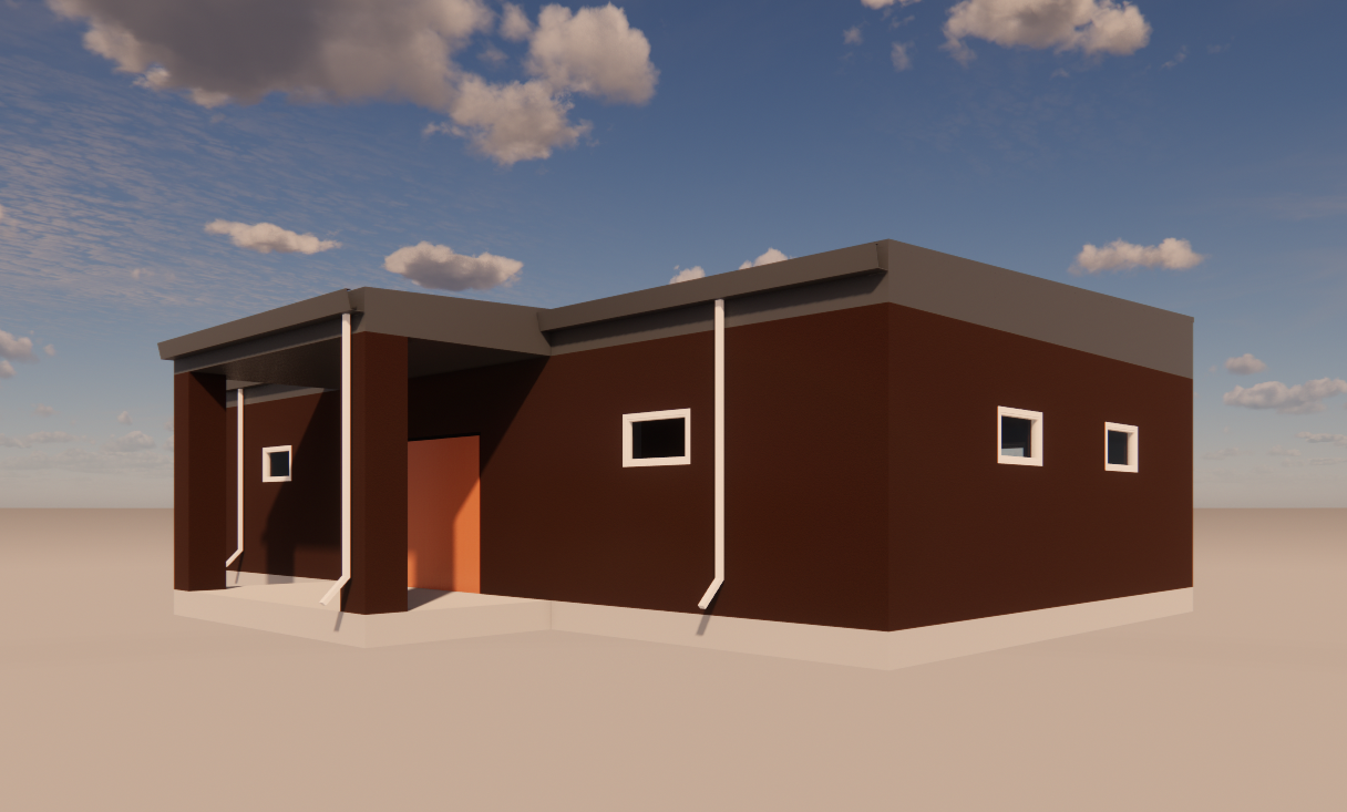 Terra Hut Option 1 Render